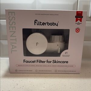 White Faucet Filter for Skincare